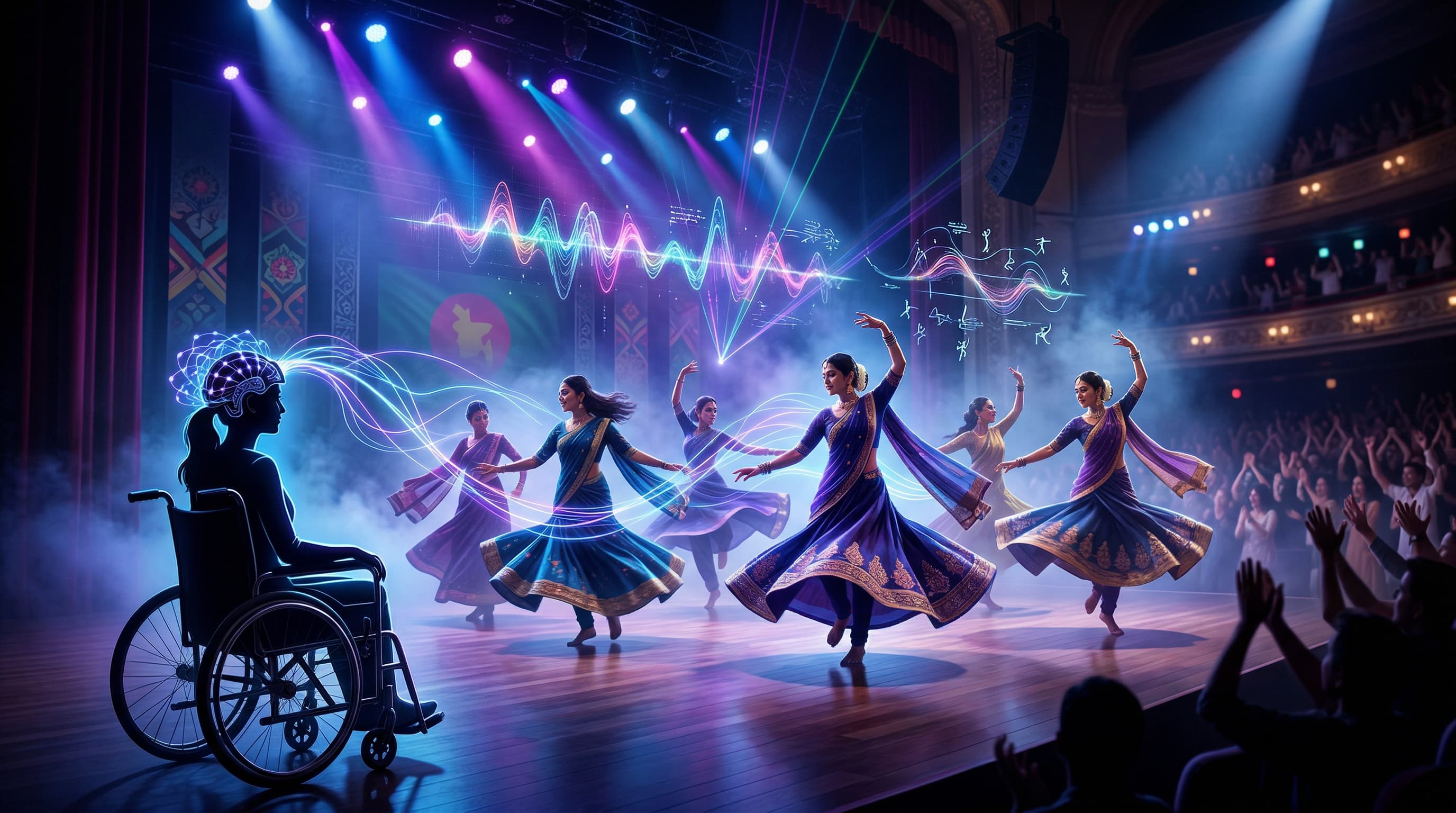 BCI Tech Powers Jessore ALS Dancer's Live Brainwave Show