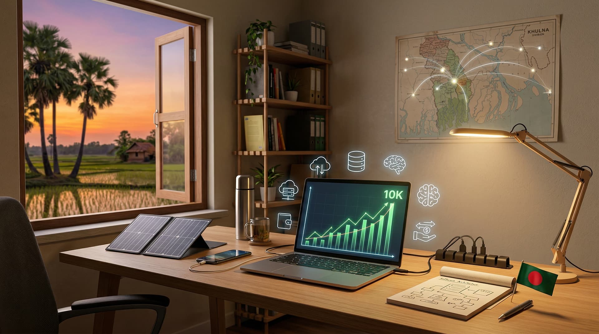 Jessore Entrepreneur Runs Multiple $10K MRR Firms on $20/Month Stack