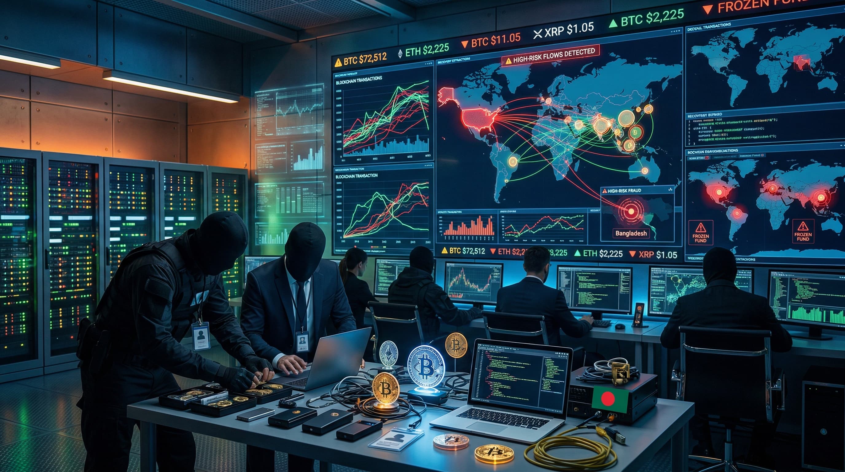 US Secret Service Crypto Bust Halts $45M Fraud: Bangladesh Alert