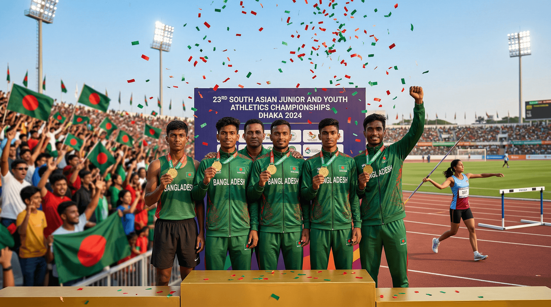 Bangladesh Dominates South Asian Junior Athletics Championships