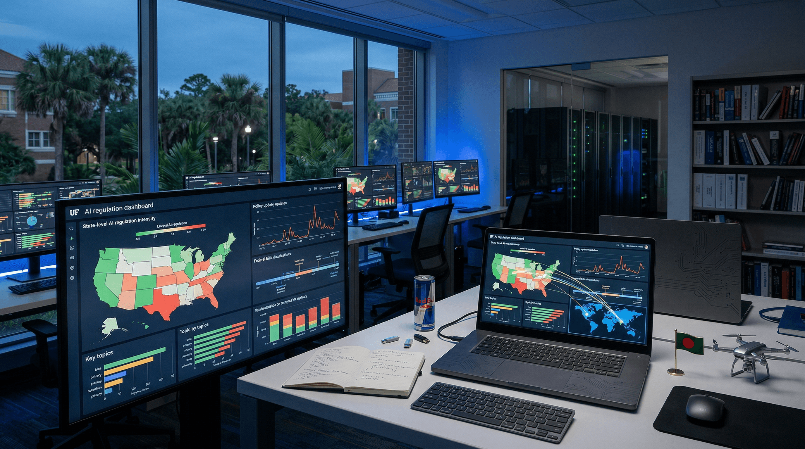 UF Students Launch AI Regulation Dashboard Nationwide