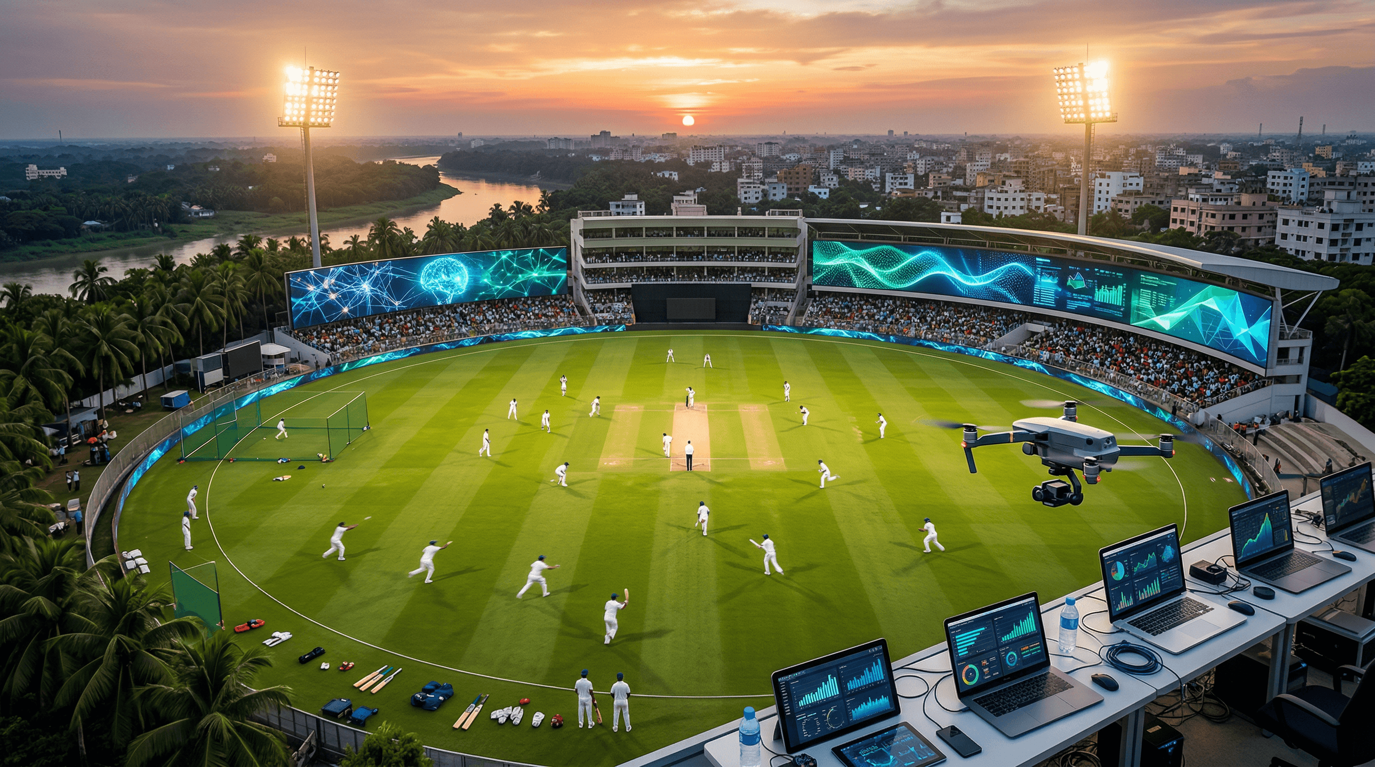 AI Sports Analytics Boost NFL Draft Prep, Bangladesh Cricket Next