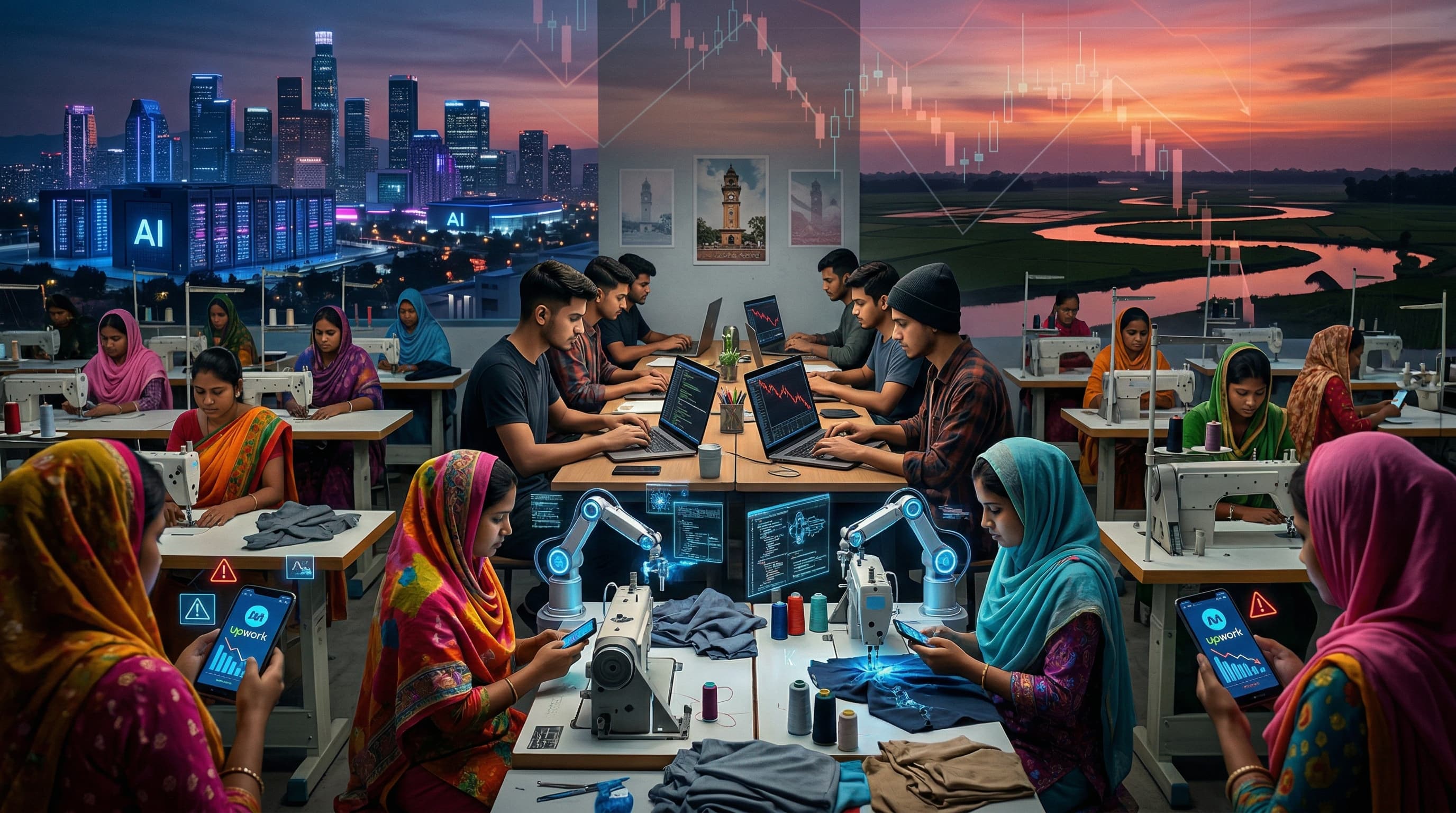 Silicon Valley's AI Hiring Freeze Hits Jessore Freelancers