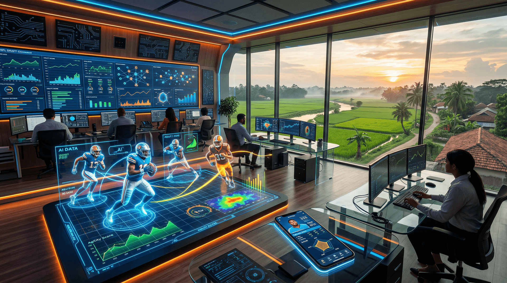 NFL AI Draft Prep Transforms Jessore Youth Scouting