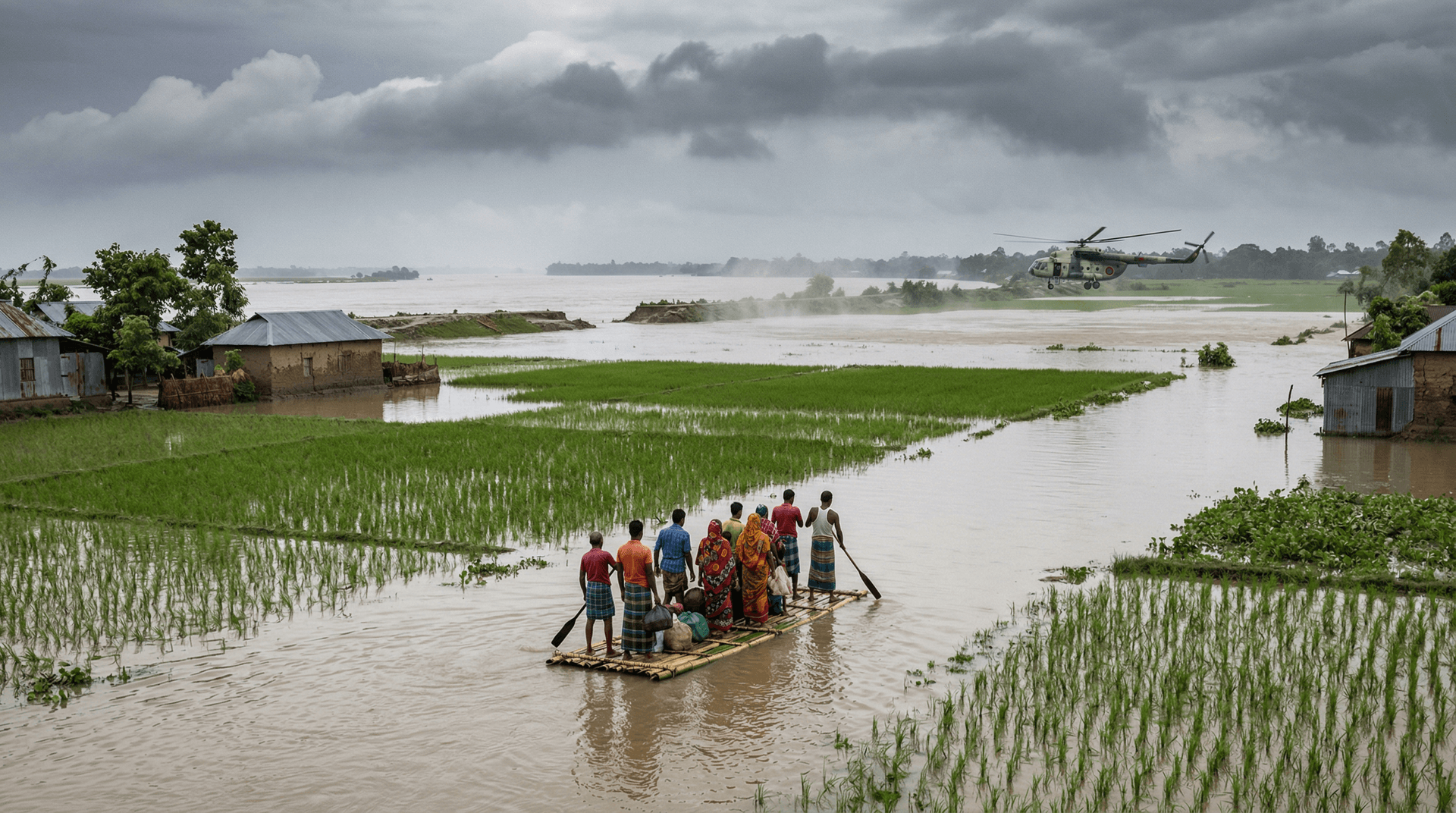 Jessore Floods Displace 50,000 Amid Heavy Rains