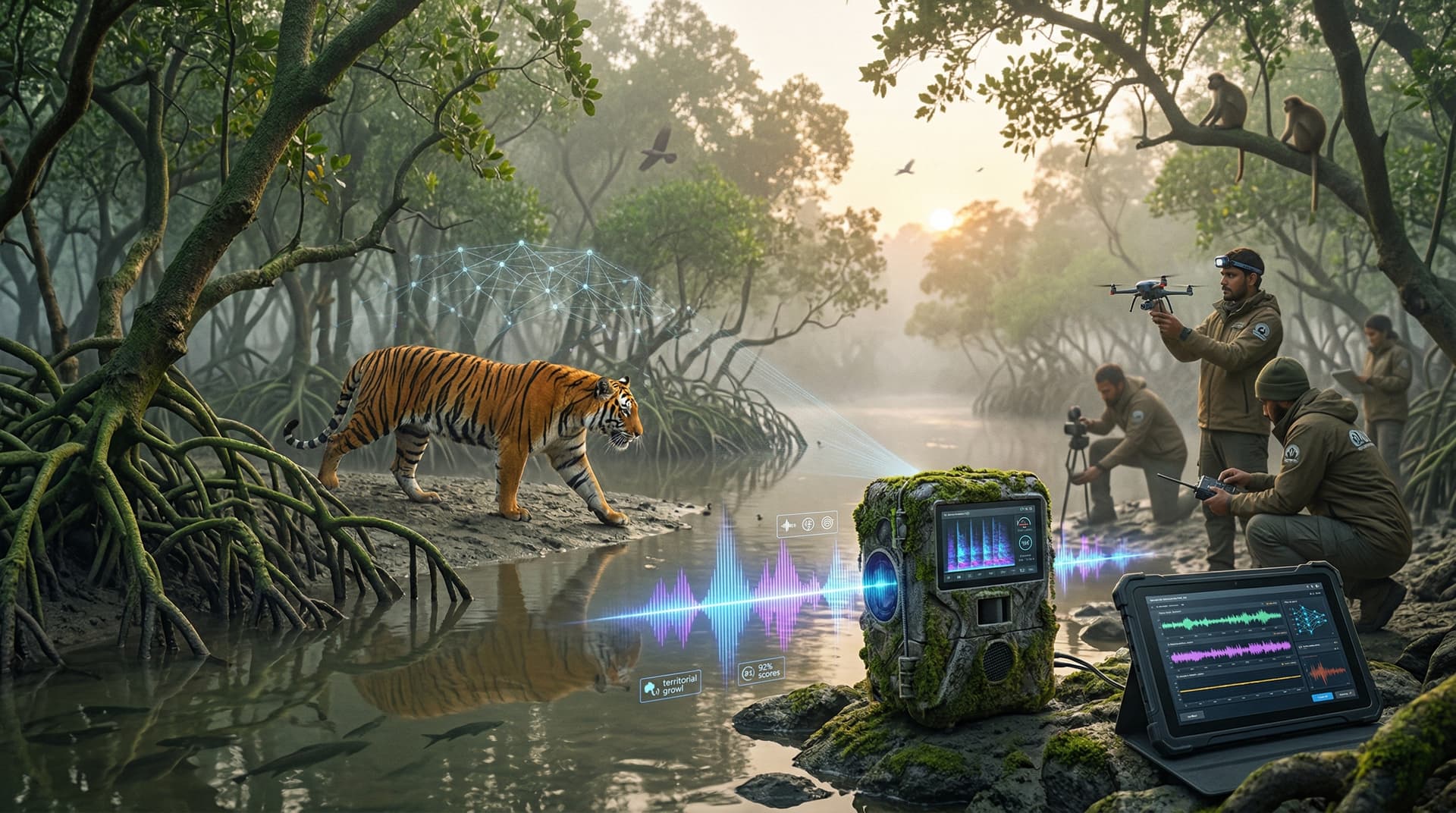 AI Wildlife Communication Hits 92% Accuracy in Sundarbans