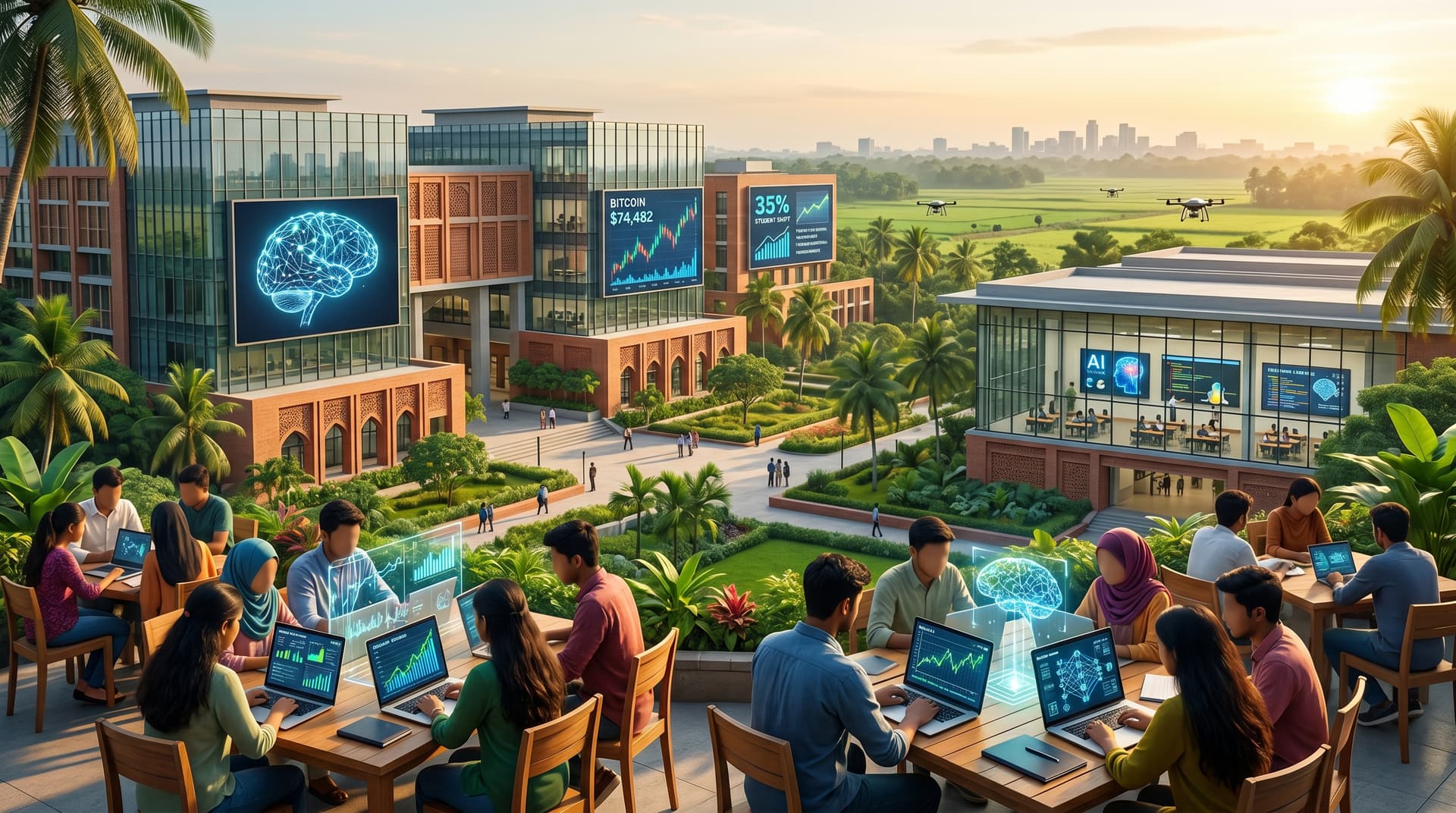 AI College Majors Surge 35% Among Bangladesh Students