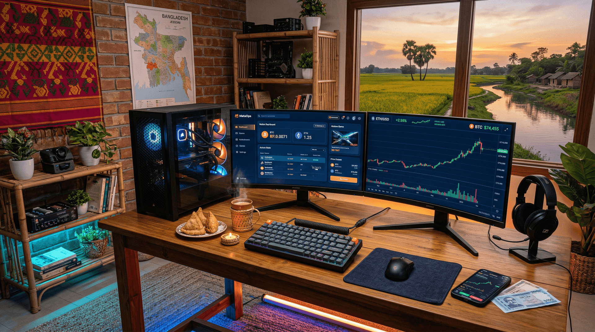 Crypto Gaming Wallet Funding Guide: BTC Hits $74,455