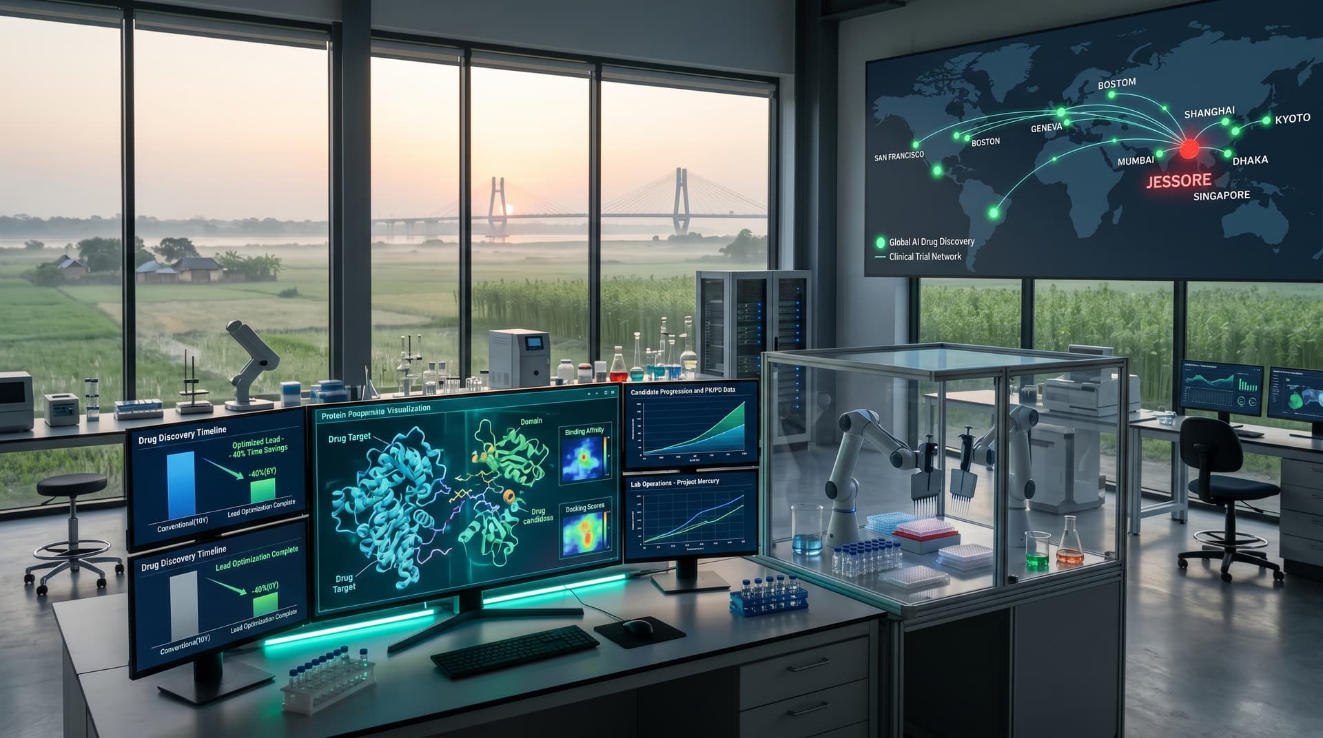 AI Drug Discovery Cuts Timelines by 40%, Supercharging Bangladesh Pharma Exports