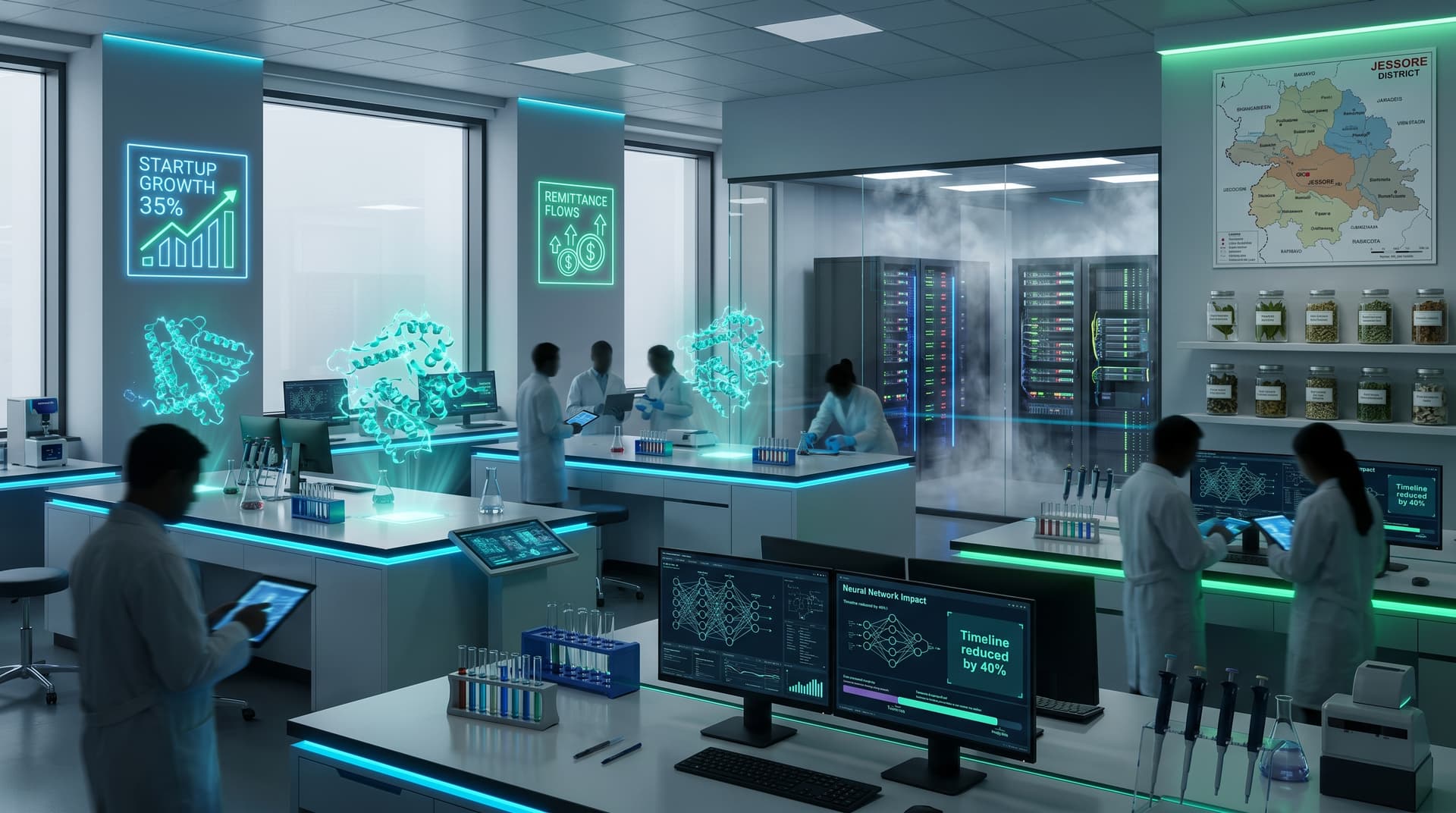 AI Drug Discovery Cuts Timelines 40%, Bangladesh Startups Surge 35%