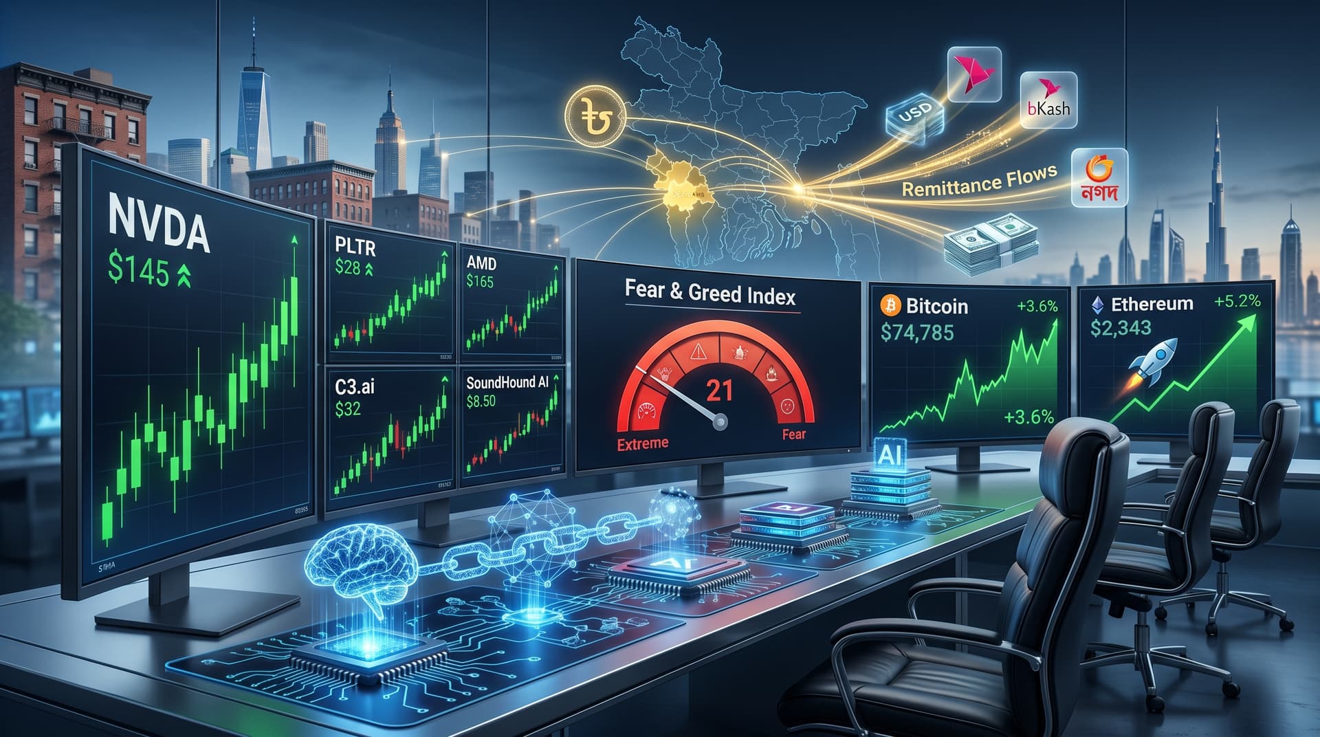 5 Promising AI Stocks: NVDA $145, PLTR $28 Amid Fear 21