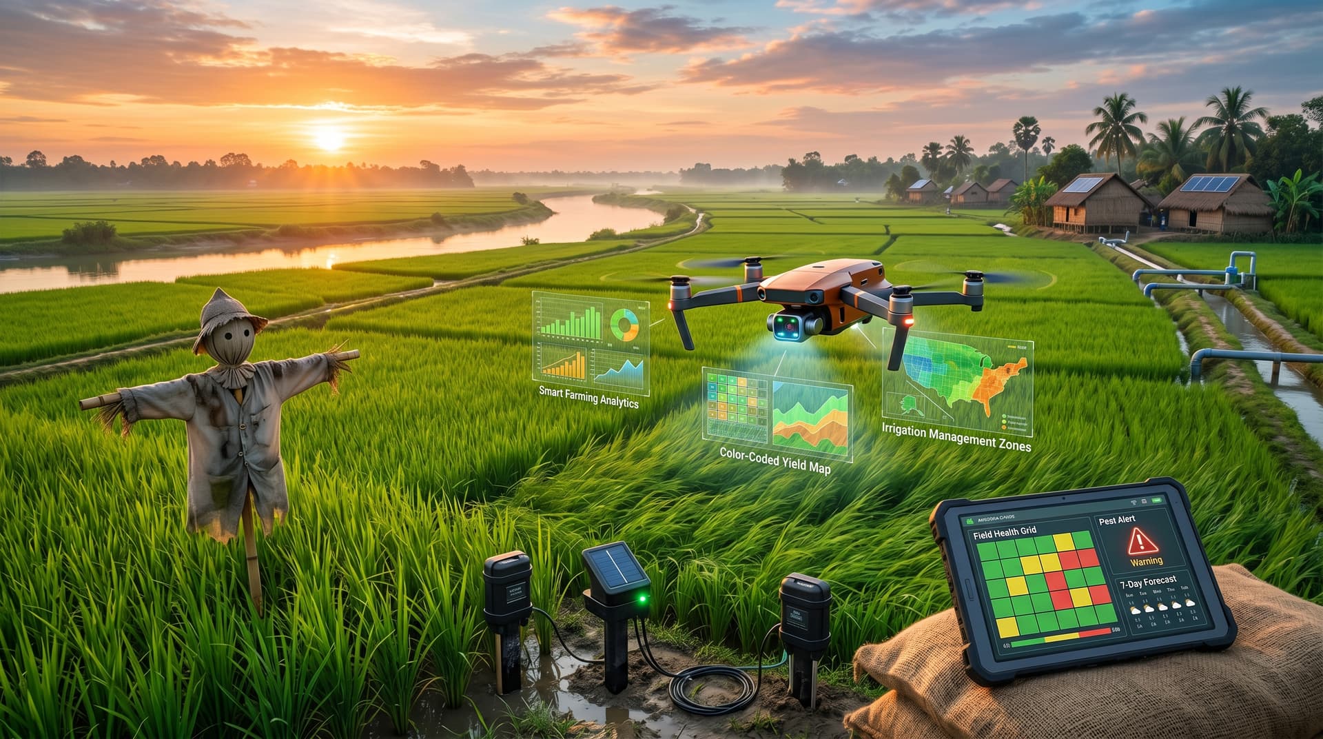 AI Agriculture Bangladesh Boosts Jessore Yields 25% Amid BTC $74,862