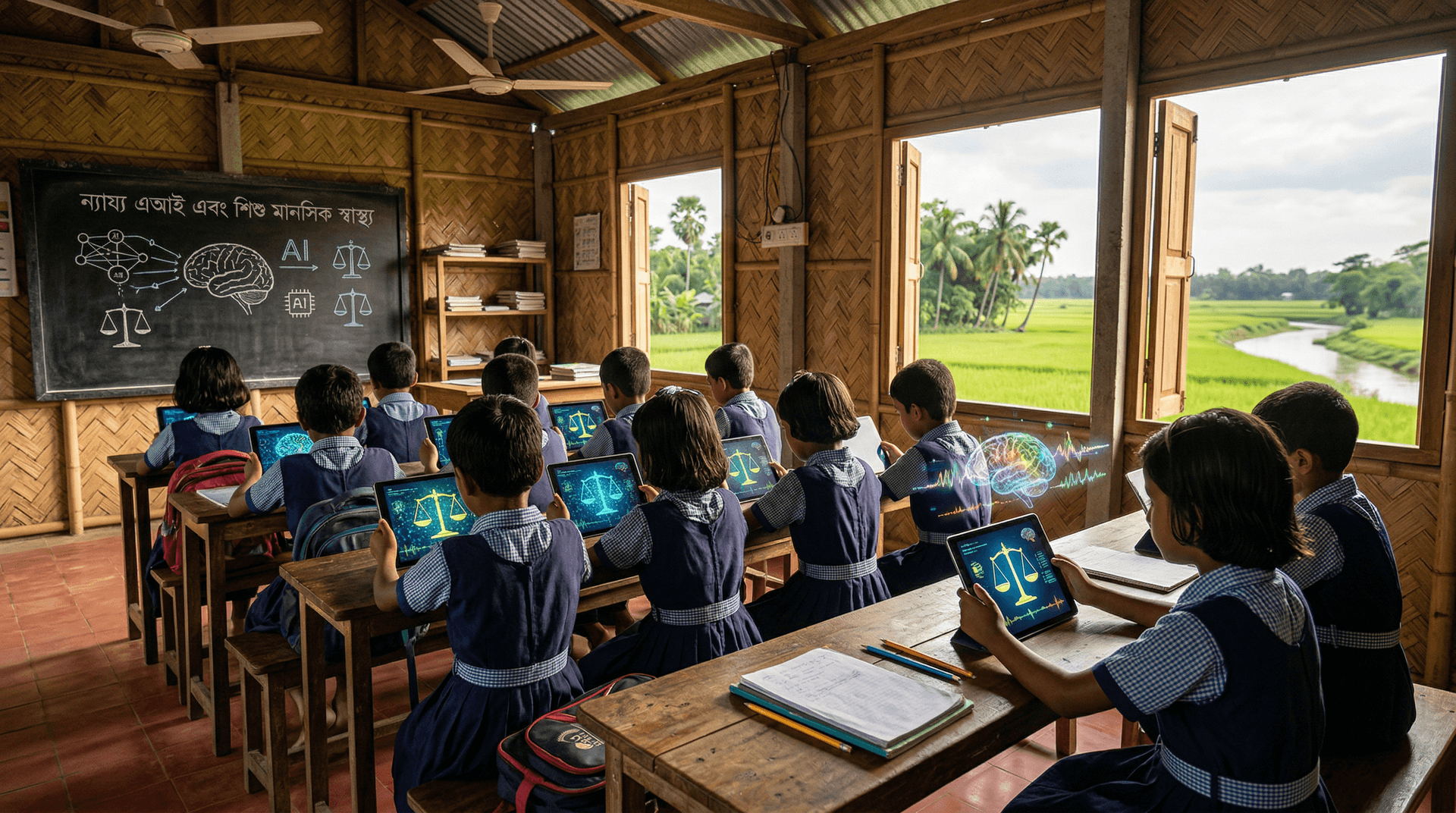 Fair AI Children Anxiety Tool Cuts 20% Bias for Bangladesh Rural Youth