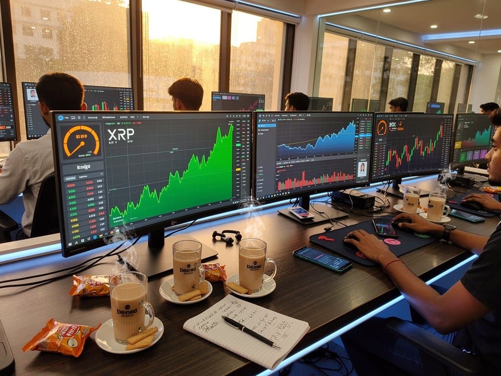 Jessore cyber cafe traders track XRP surge and SOL charts amid local remittance apps and Bangladesh market scenes